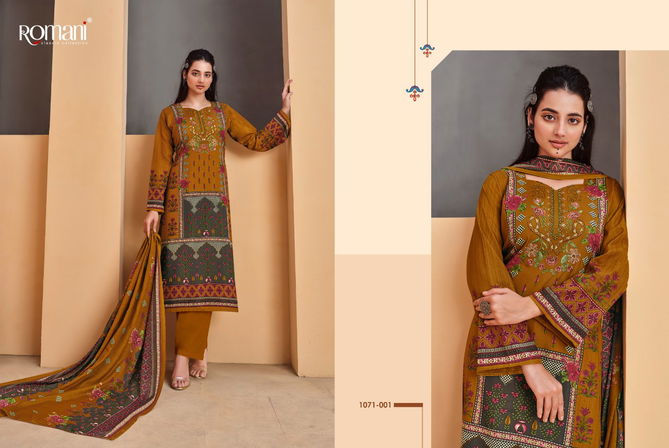 Romani Mareena Regular Wear Wholesale Printed Cotton Dress Material 